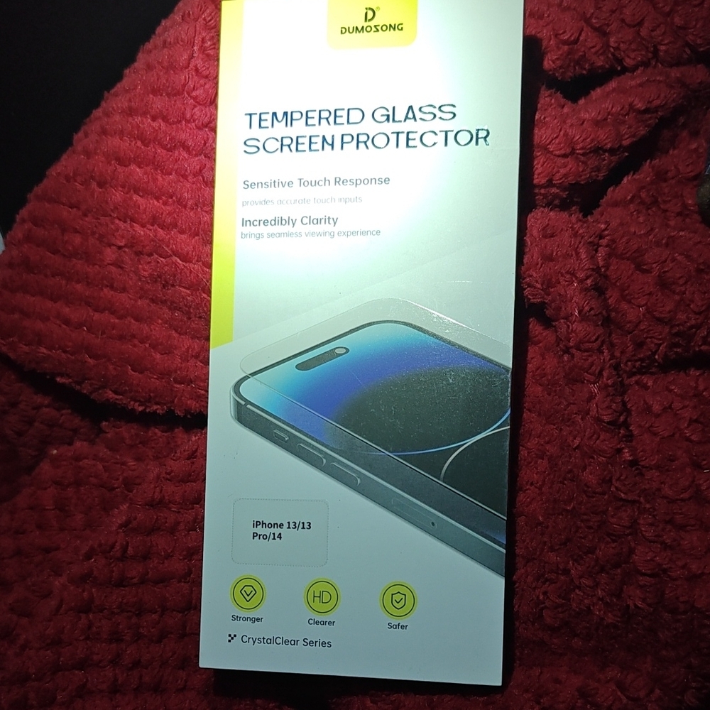 NWT Tempered Glass Screen Protector for iPhone 13 / 13 Pro / 14